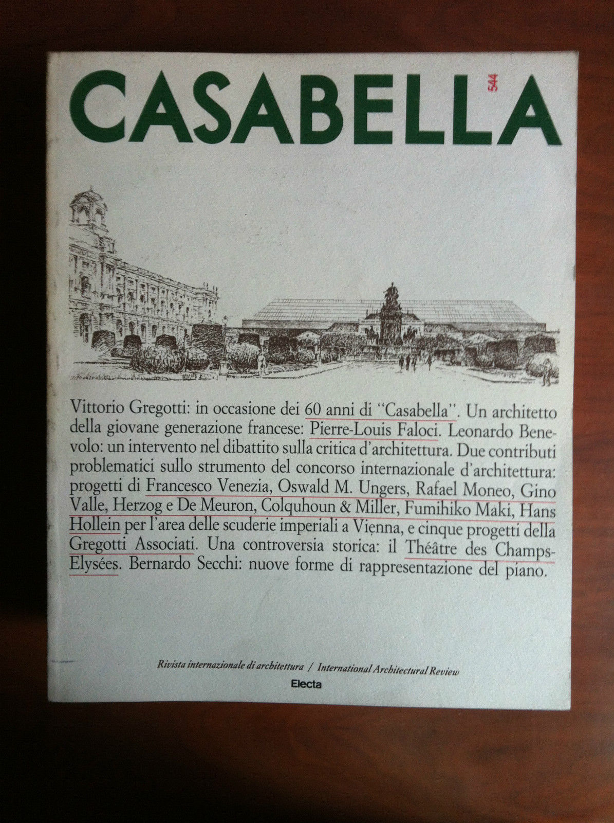 Casabella n^ 544 Marzo 1988 - E18839