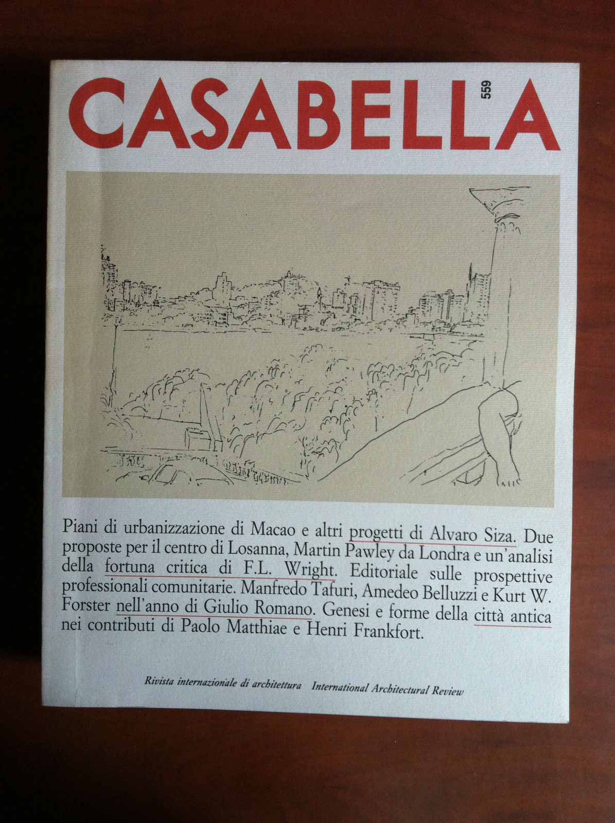 Casabella n^ 559 Luglio/Agosto 1989 - E18845