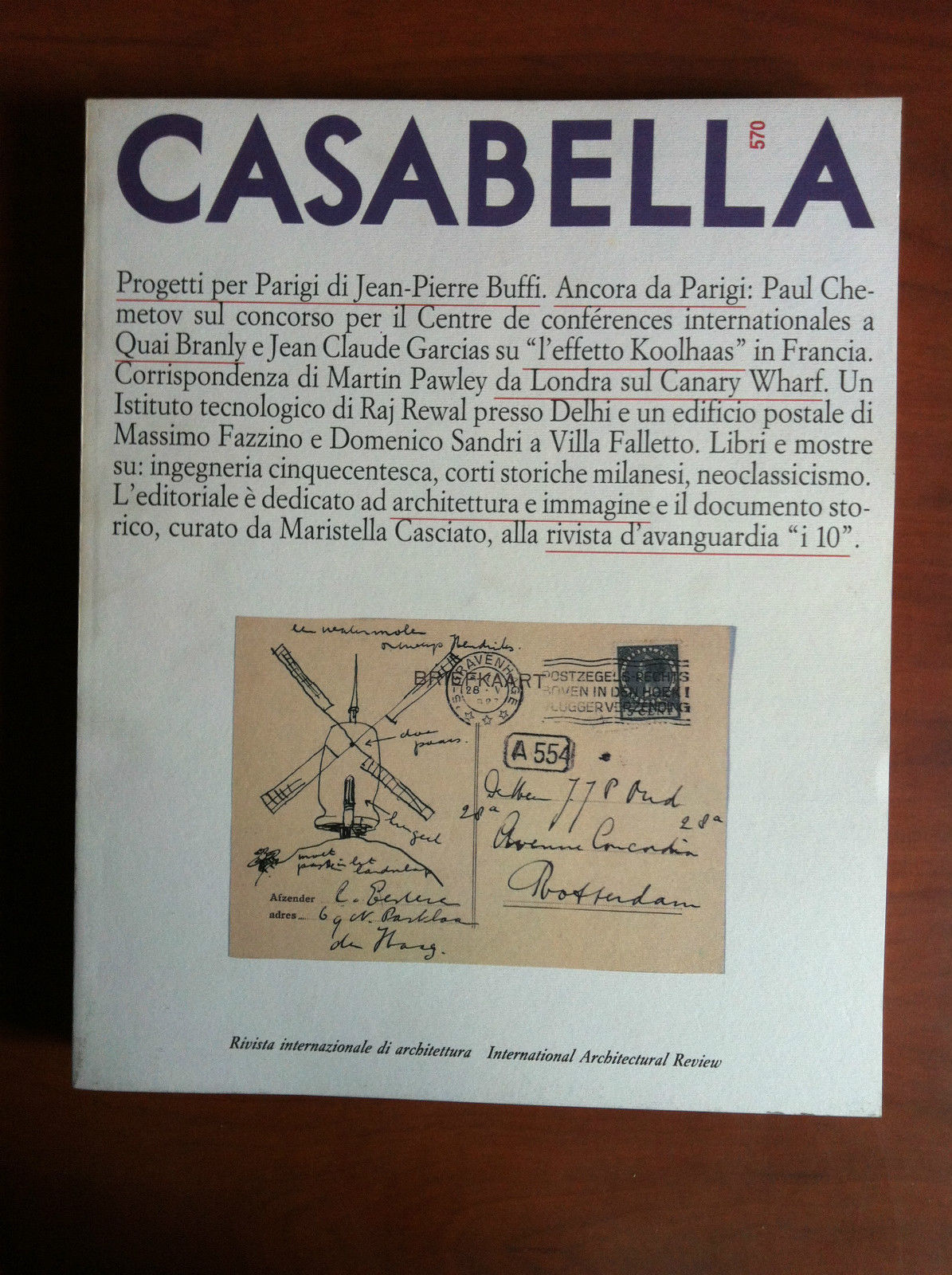 Casabella n^ 570 Luglio/Agosto 1990 - E18847