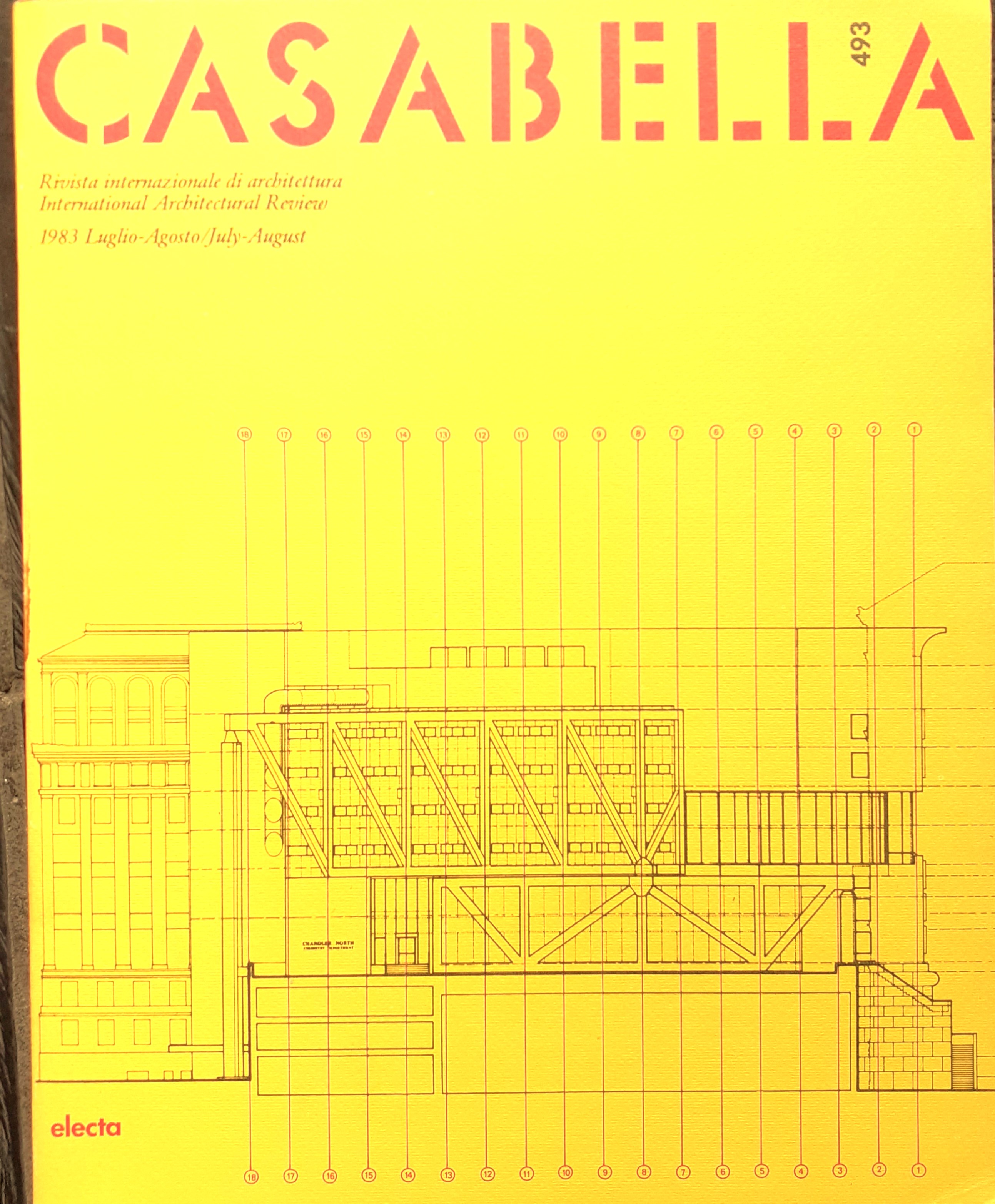 CASABELLA rivista di Architettura N^493 Agosto 1983