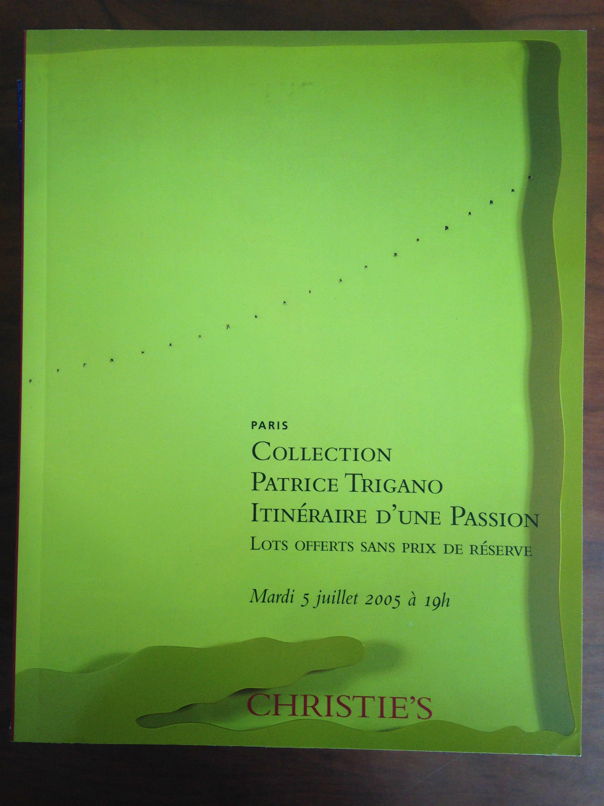 Catalogo d'Asta Christie's Collection Patrice Trigano Paris 2005 - E20074