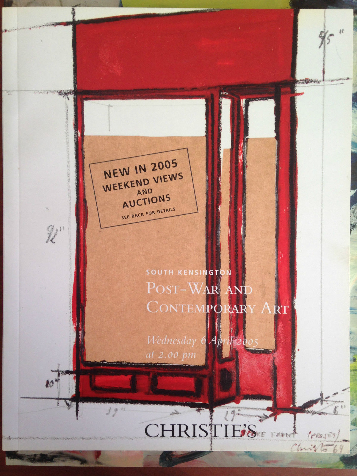 Catalogo d'Asta Christie's Post-War and Contemporary London 2005 - E20078