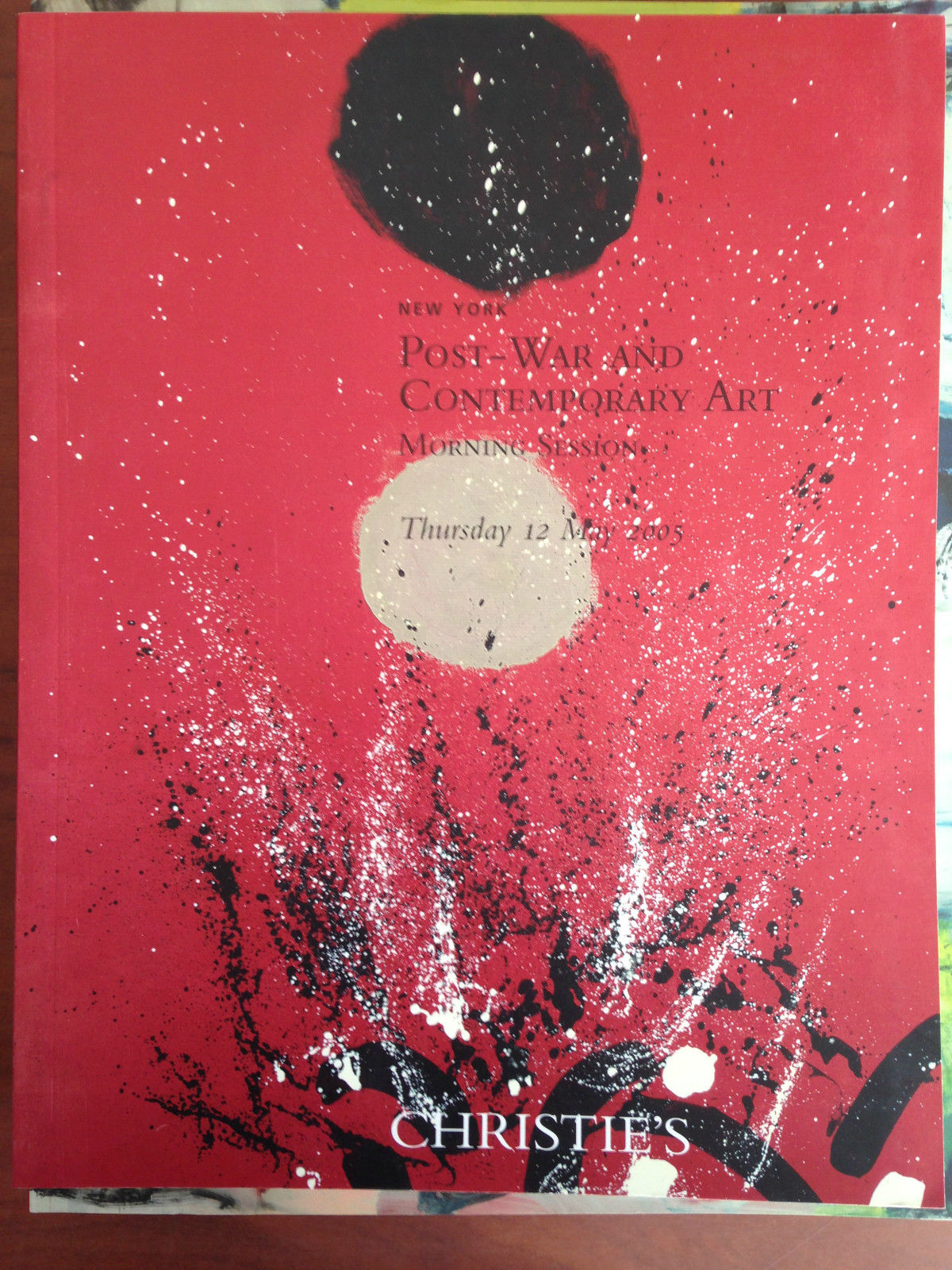Catalogo d'Asta Christie's Post-War and Contemporary New York 2005 - …