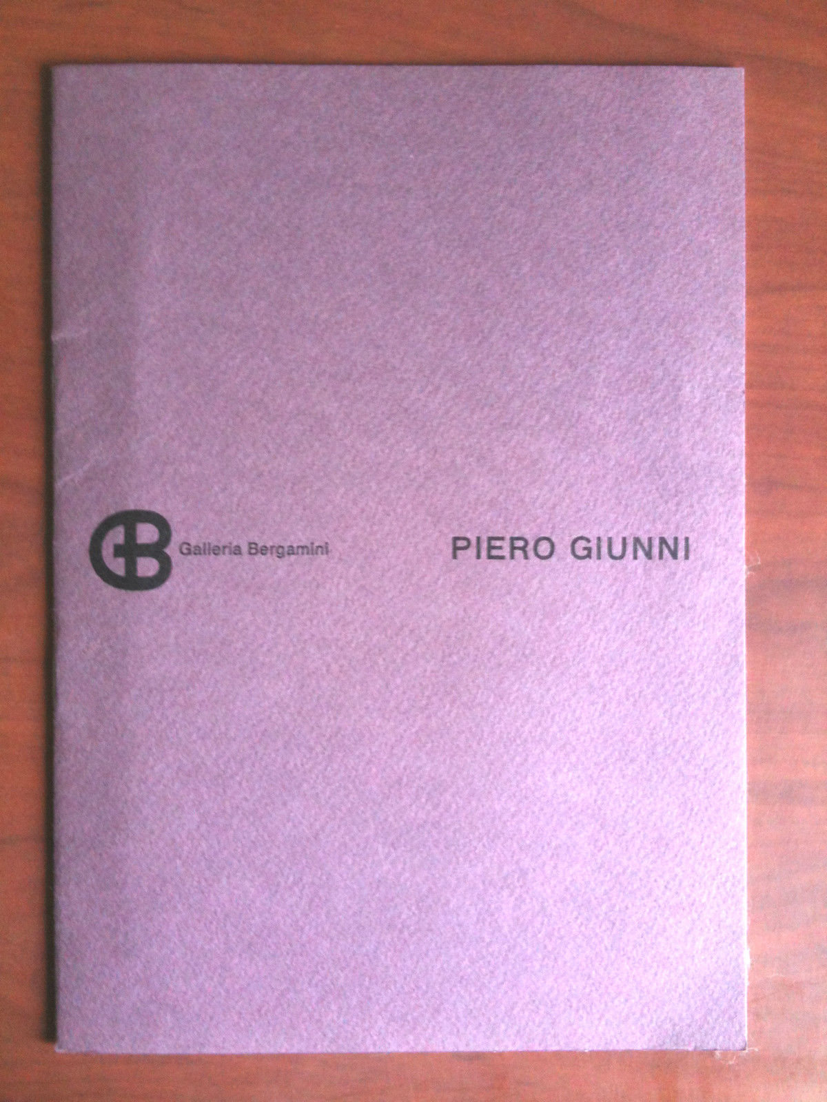 Catalogo della II Mostra di Piero Giunni Galleria Bergamini Milano …