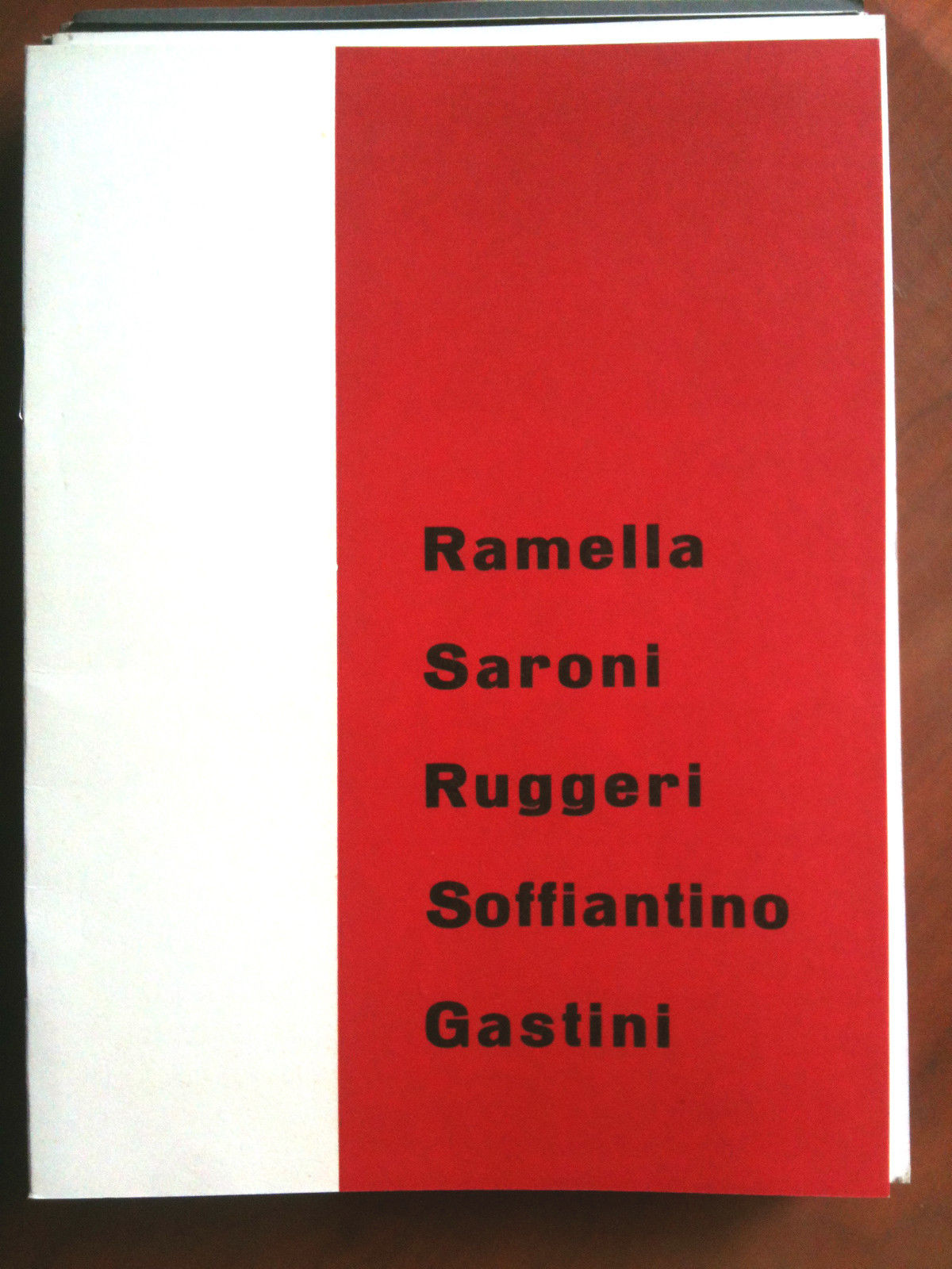 Catalogo della mostra Cinque Pittori Torinesi Galleria La Bussola Torino …