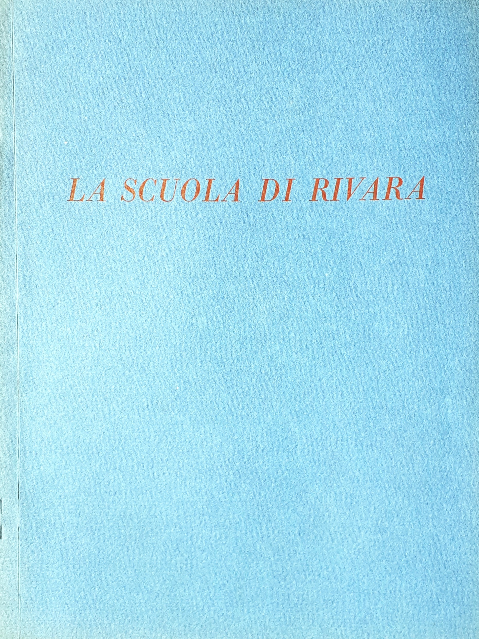 Catalogo della mostra dei Pittori della scuola di Rivara Torino …