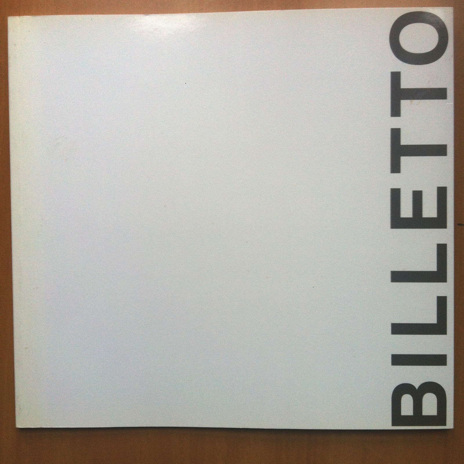 Catalogo della mostra di Alfredo Billetto Gall. Biasutti Torino 2004 …