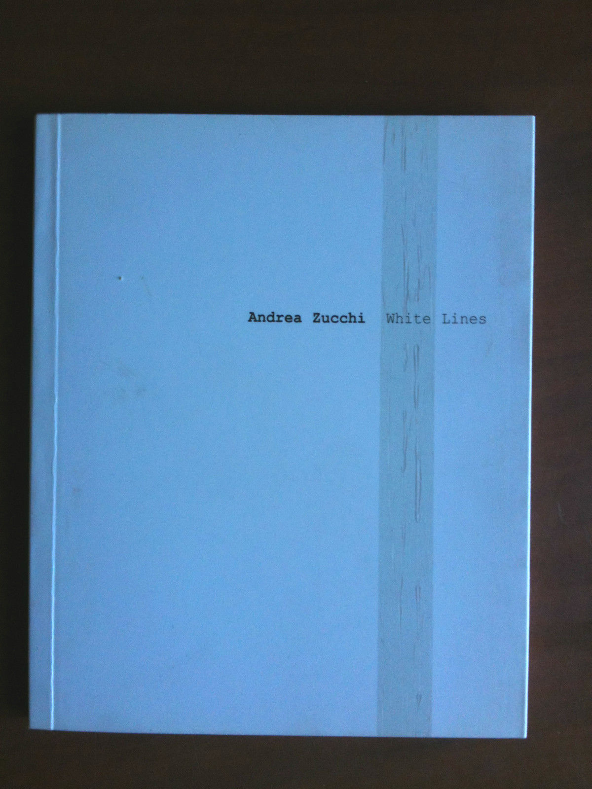 Catalogo della mostra di Andrea Zucchi White Lines Galleria Annovi …