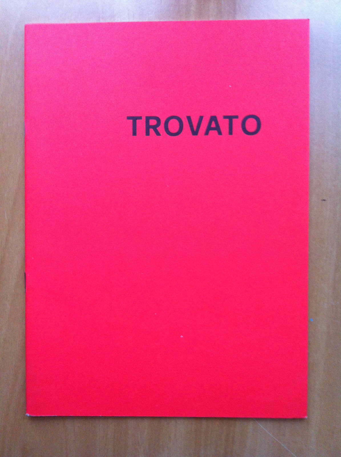 Catalogo della mostra di Antonino Trovato Gall. Accademia Torino 1994 …