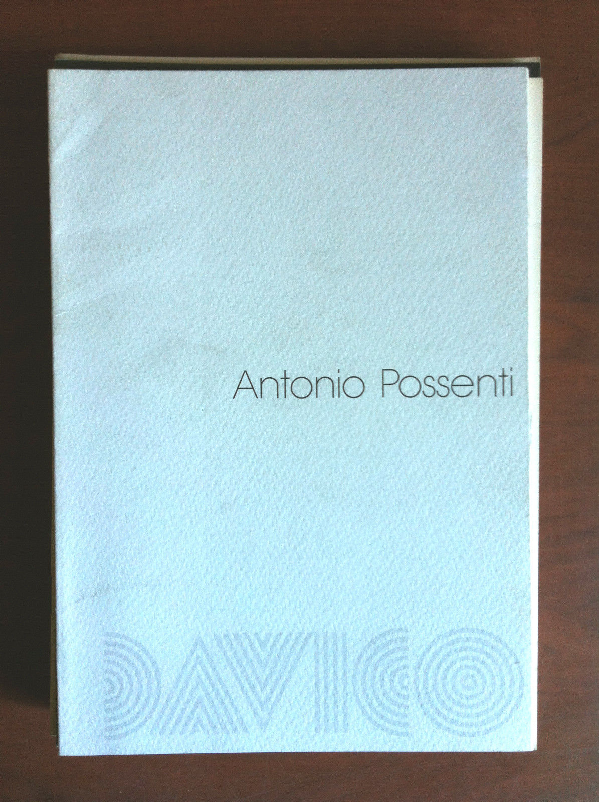 Catalogo della mostra di Antonio Possenti Galleria Davico Torino 1993 …