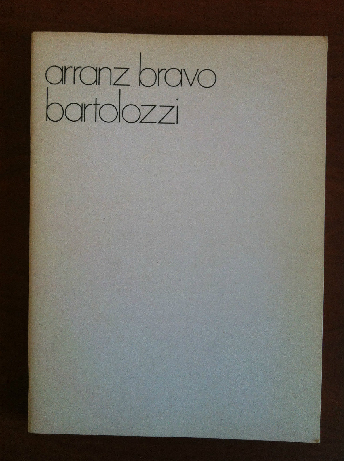 Catalogo della mostra di Arranz Bravo Bartolozzi Il Fauno Torino …