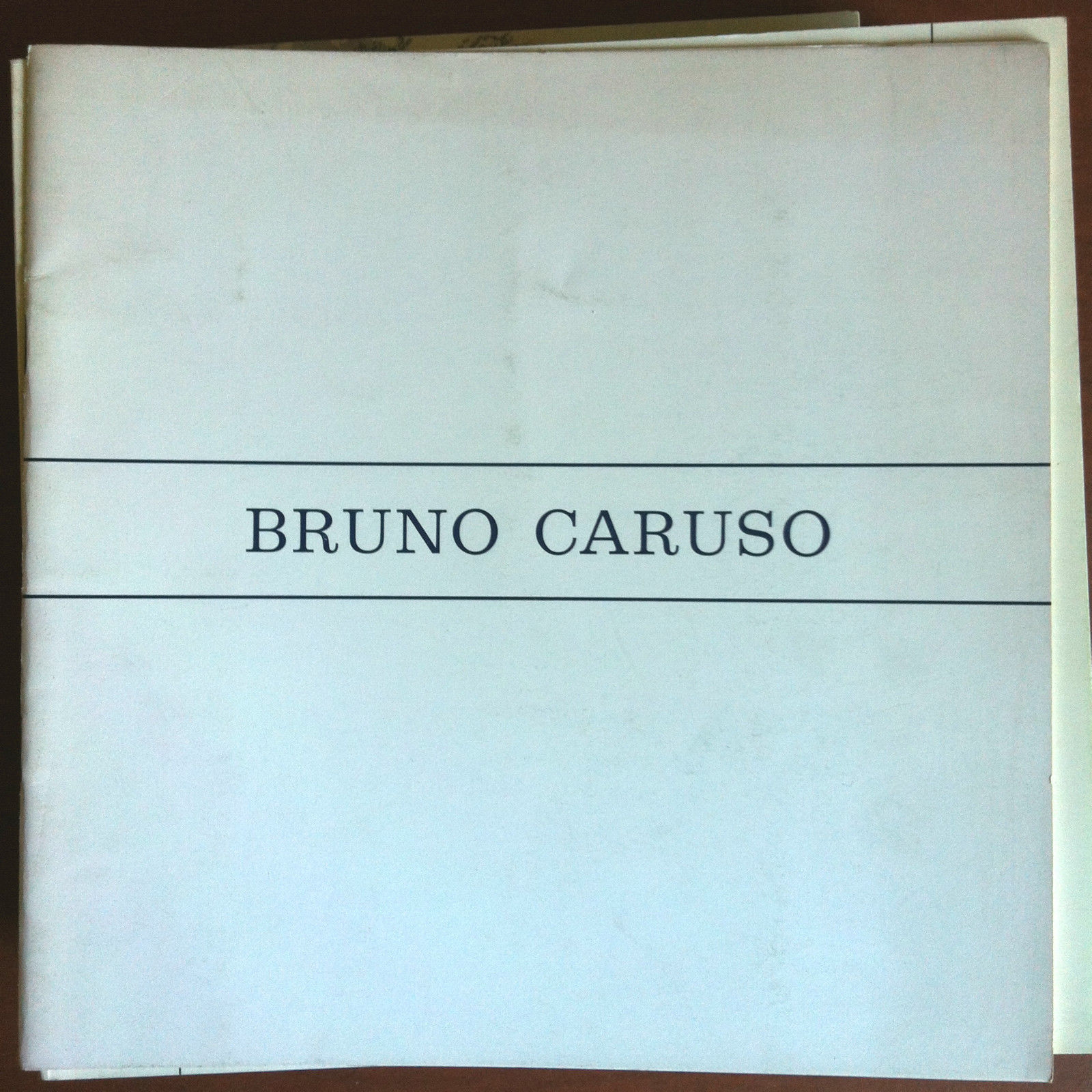 Catalogo della mostra di Bruno Caruso Galleria I Portici Torino …