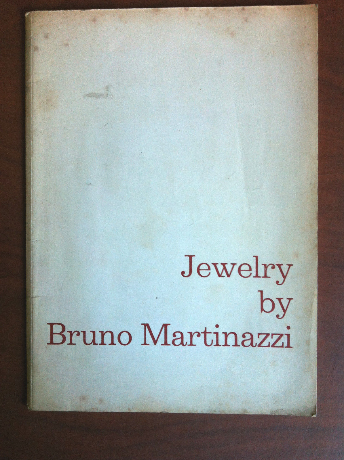 Catalogo della Mostra di Bruno Martinazzi Jewelry 1964/65 - E11711