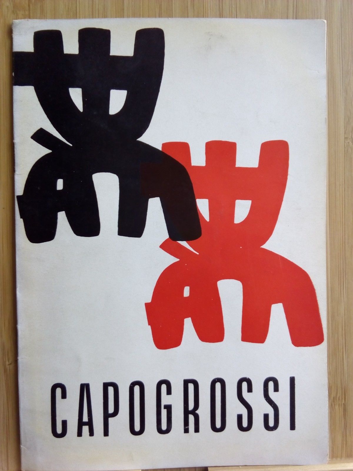 Catalogo della mostra di Capogrossi galleria La Bussola Torino 1962