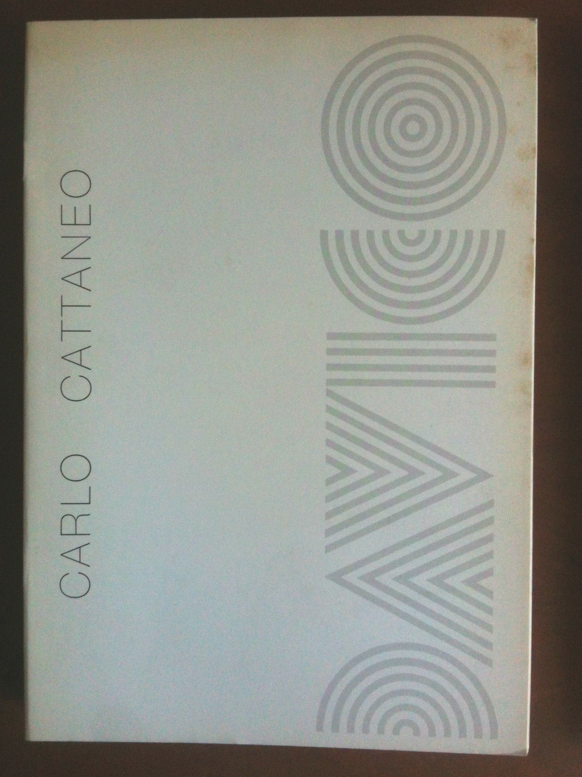 Catalogo della mostra di Carlo Cattaneo Galleria Davico Torino 1988