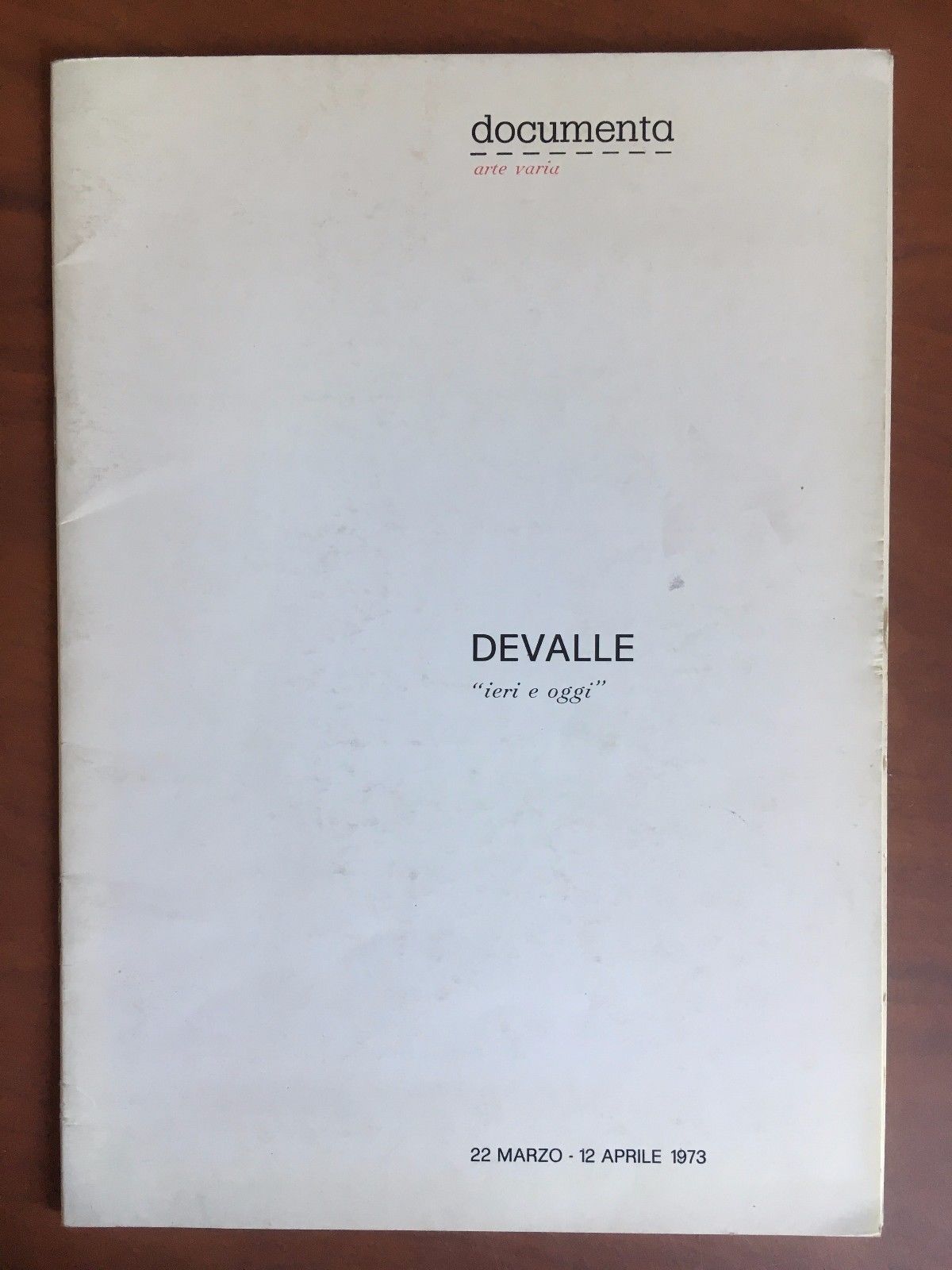 Catalogo della mostra di Devalle Gall Documenta 1973 - E23172