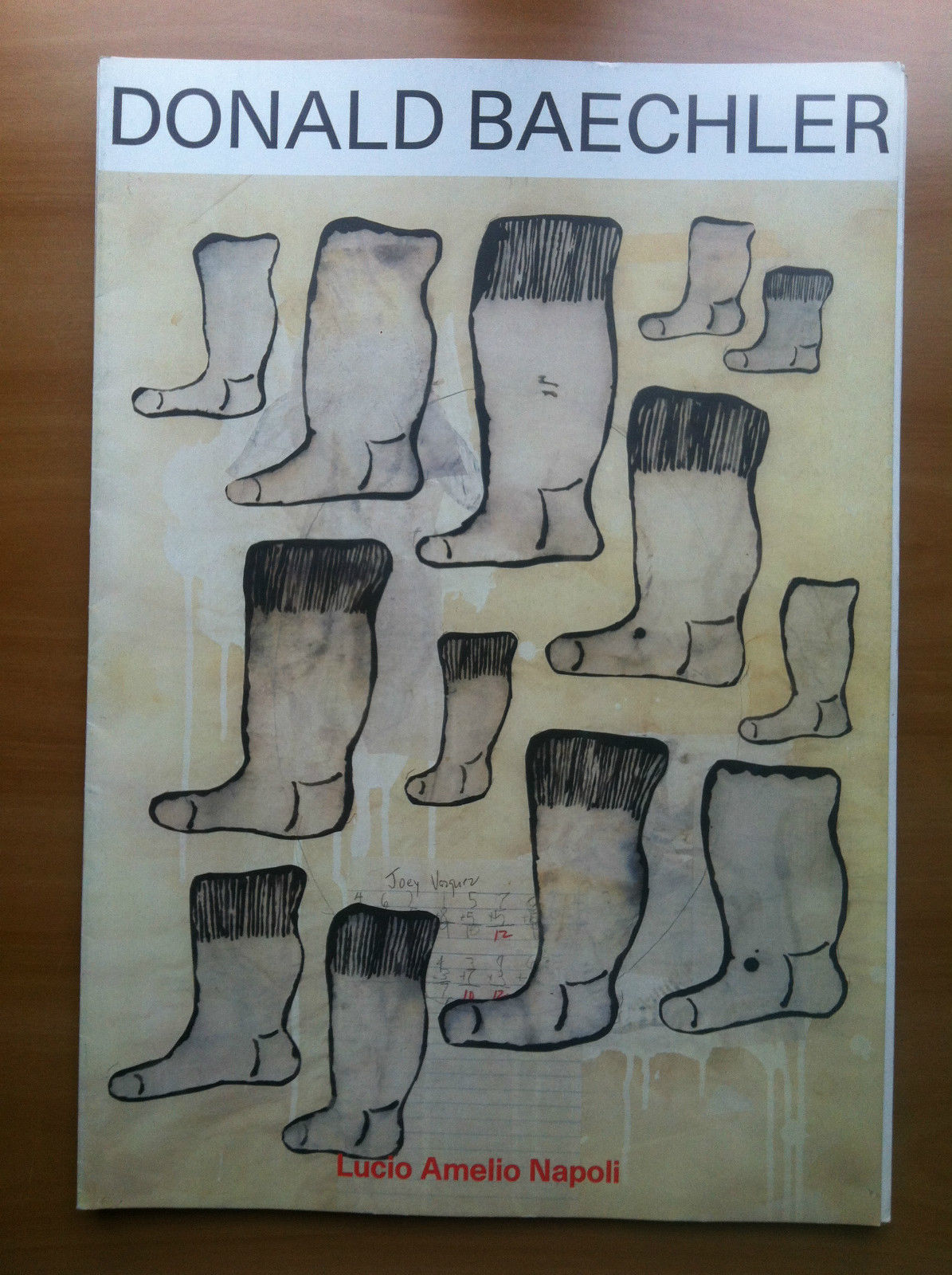 Catalogo della mostra di Donald Baechler Lucio Amelio Napoli 1989 …