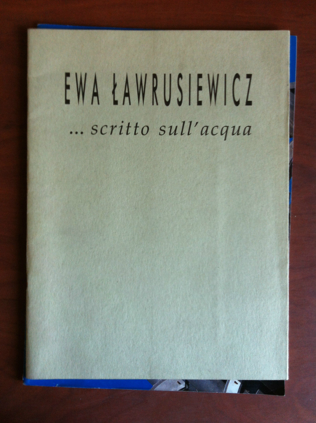 Catalogo della mostra di Ewa Lawrusiewicz Pal Blumensthil Roma 1996 …