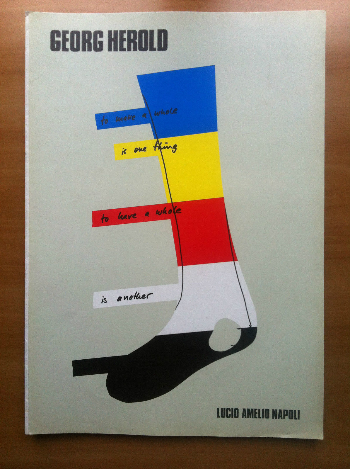 Catalogo della mostra di Georg HeroldLucio Amelio Napoli 1990 - …