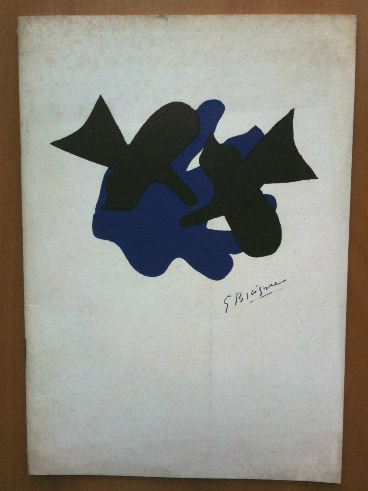 Catalogo della mostra di Georges Baraque Galleria davico Torino 1971