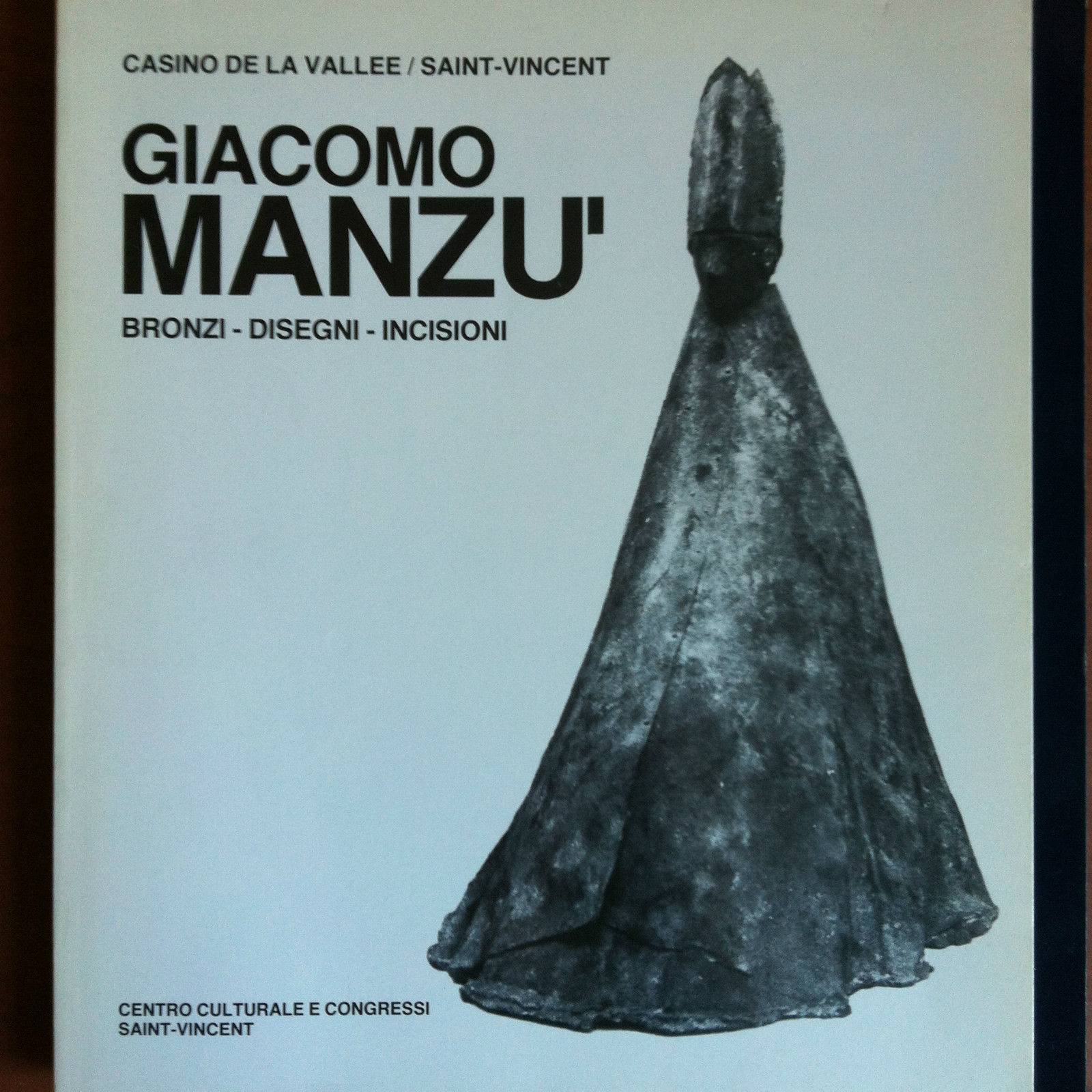 Catalogo della mostra di Giacomo Manzù Casinò Saint Vincent 1982 …