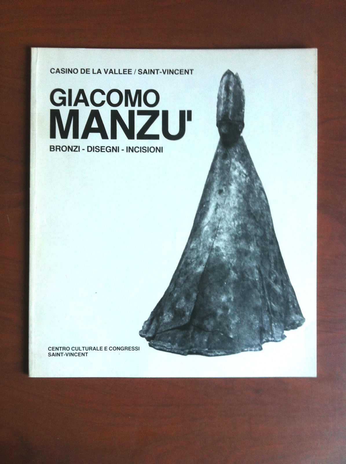Catalogo della mostra di Giacomo Manzù Casinò Saint Vincent 1982 …