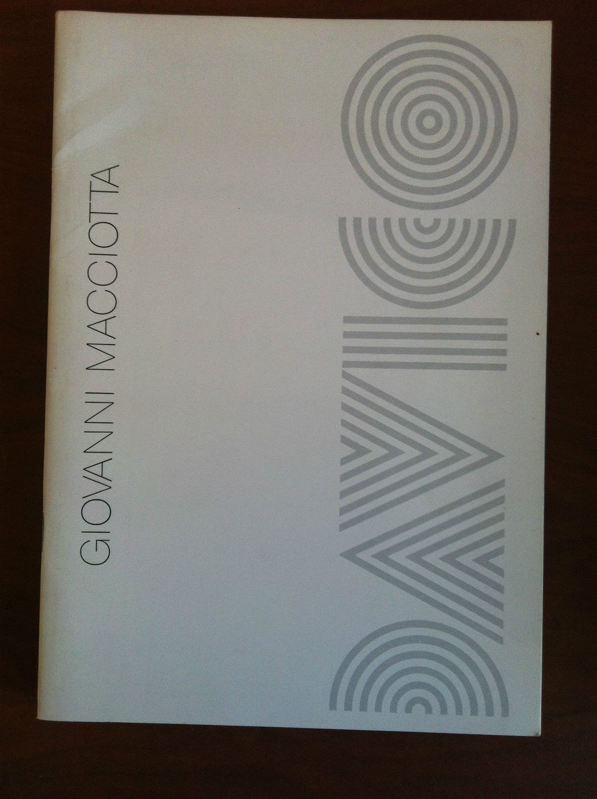 Catalogo della mostra di Giovanni Macciotta Galleria Davico Torino 1991 …