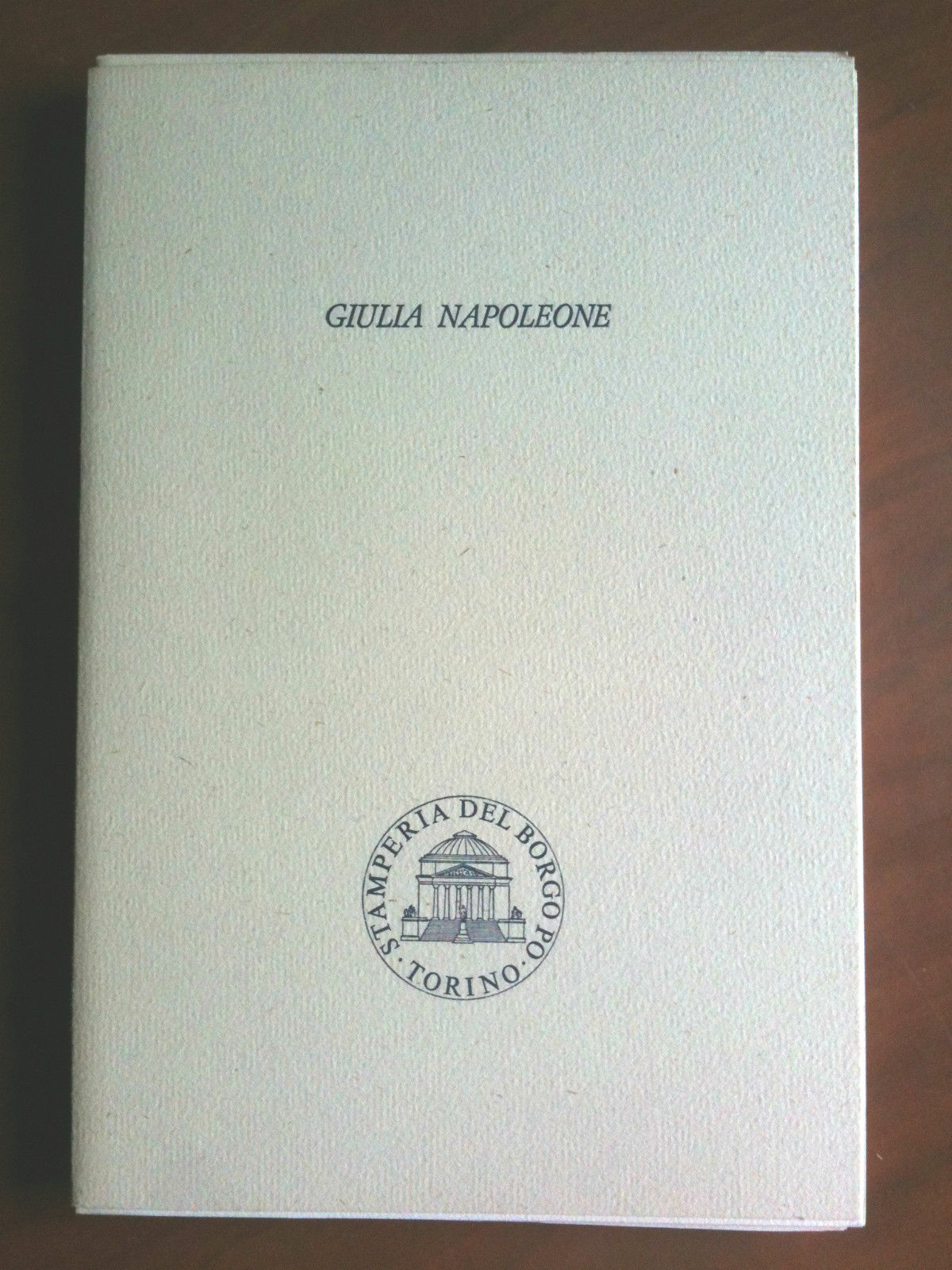 Catalogo della mostra di Giulia Napoleone - Stamperia del Borgo …