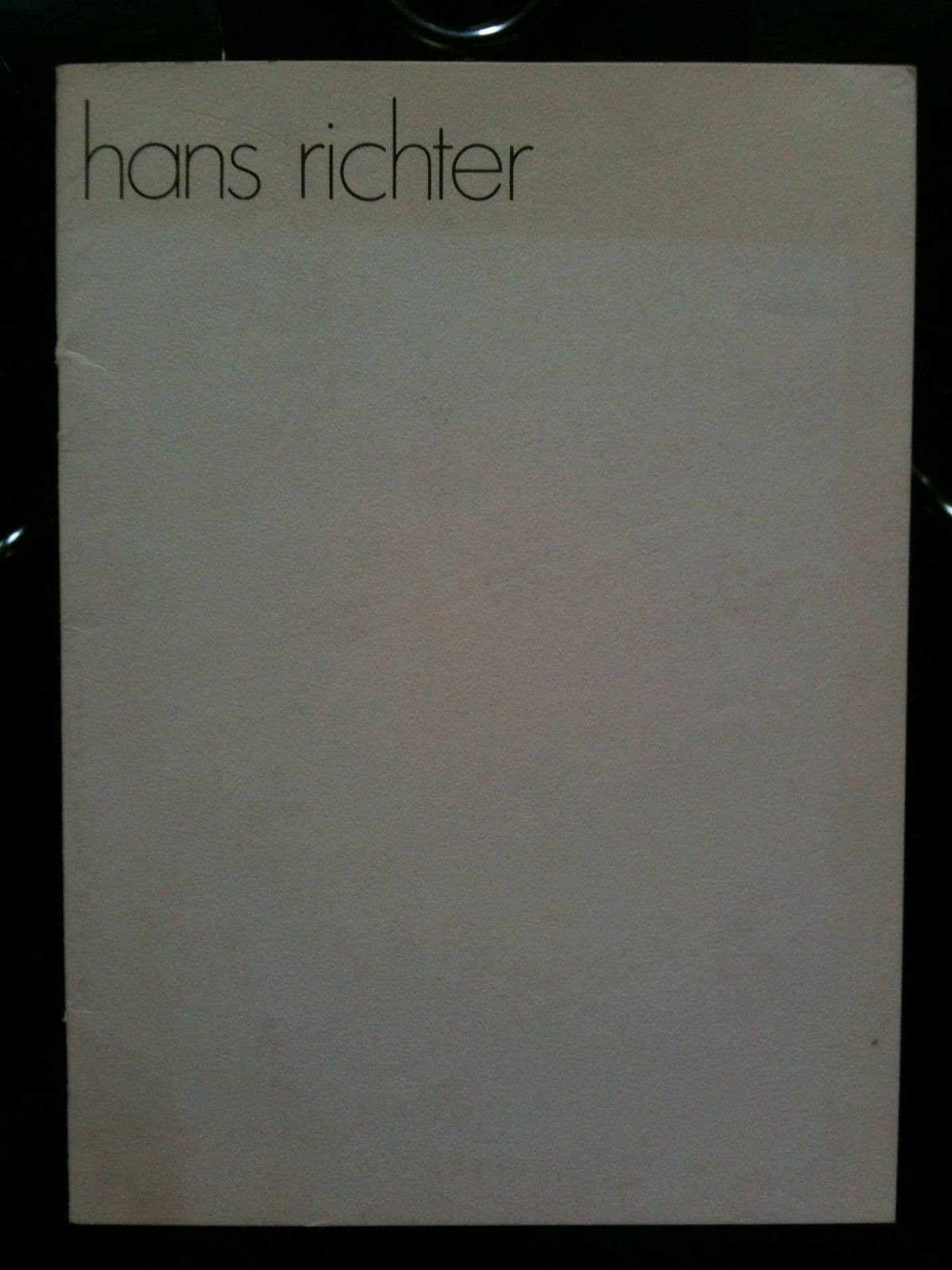 Catalogo della mostra di Hans Richter - Galleria Il Fauno …