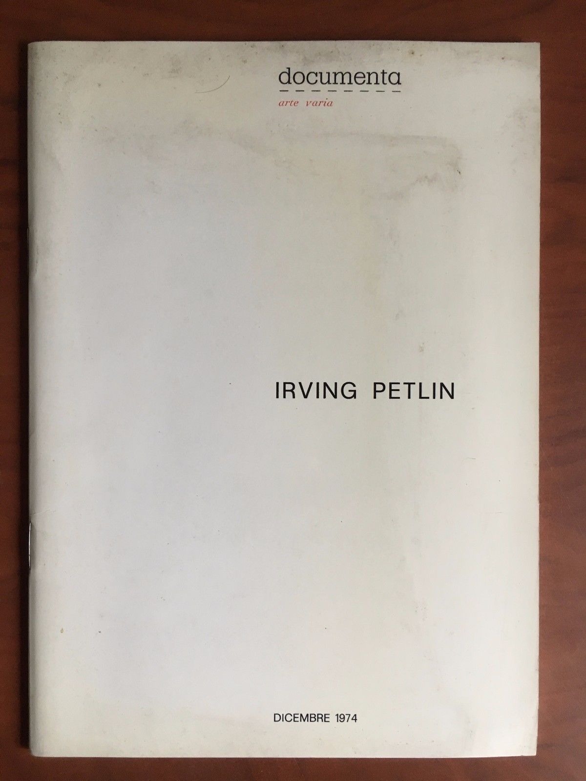 Catalogo della mostra di Irving Petlin Palazzo Villanis Torino 1974 …