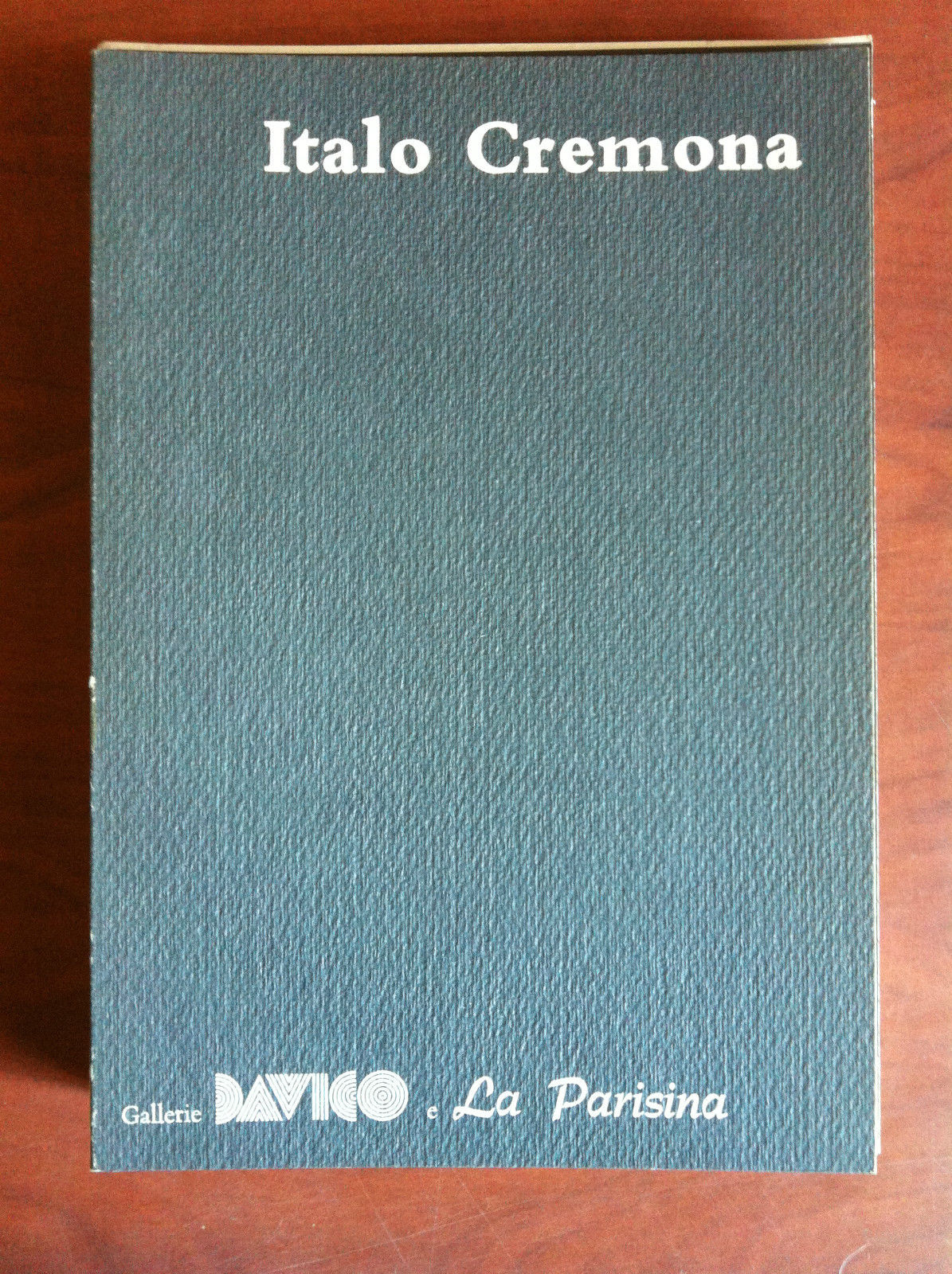 Catalogo della mostra di Italo Cremona Gall Davico Parisina TO …