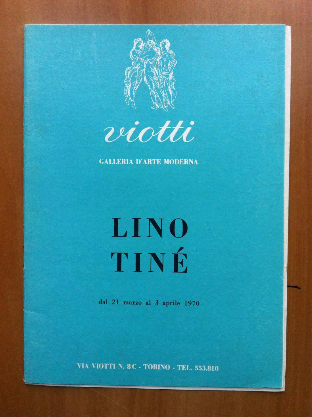 Catalogo della mostra di Lino Tiné Gal Viotti Torino 1970 …