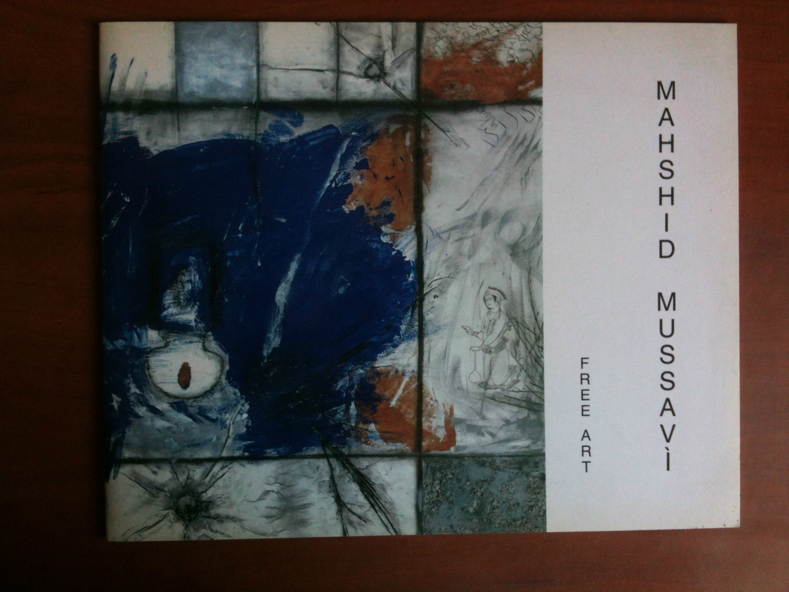 Catalogo della mostra di Mahshid Mussavì Free art 1989 Torino