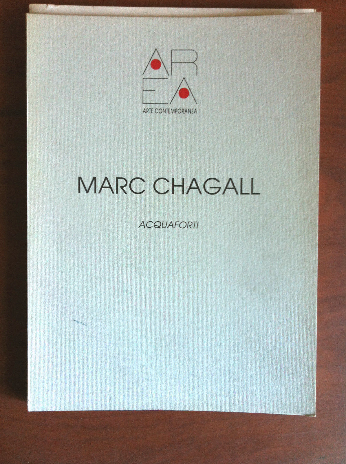 Catalogo della mostra di Marc Chagall Gall. Area Torino1992 - …