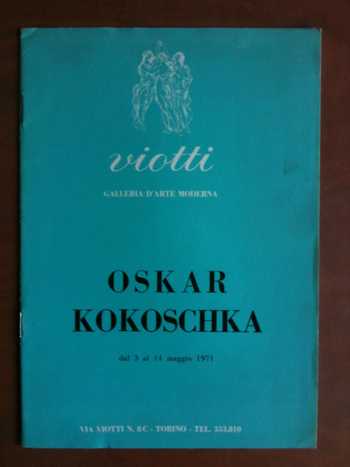 Catalogo della mostra di Oskar Kokoschka Galleria Viotti Torino 1971