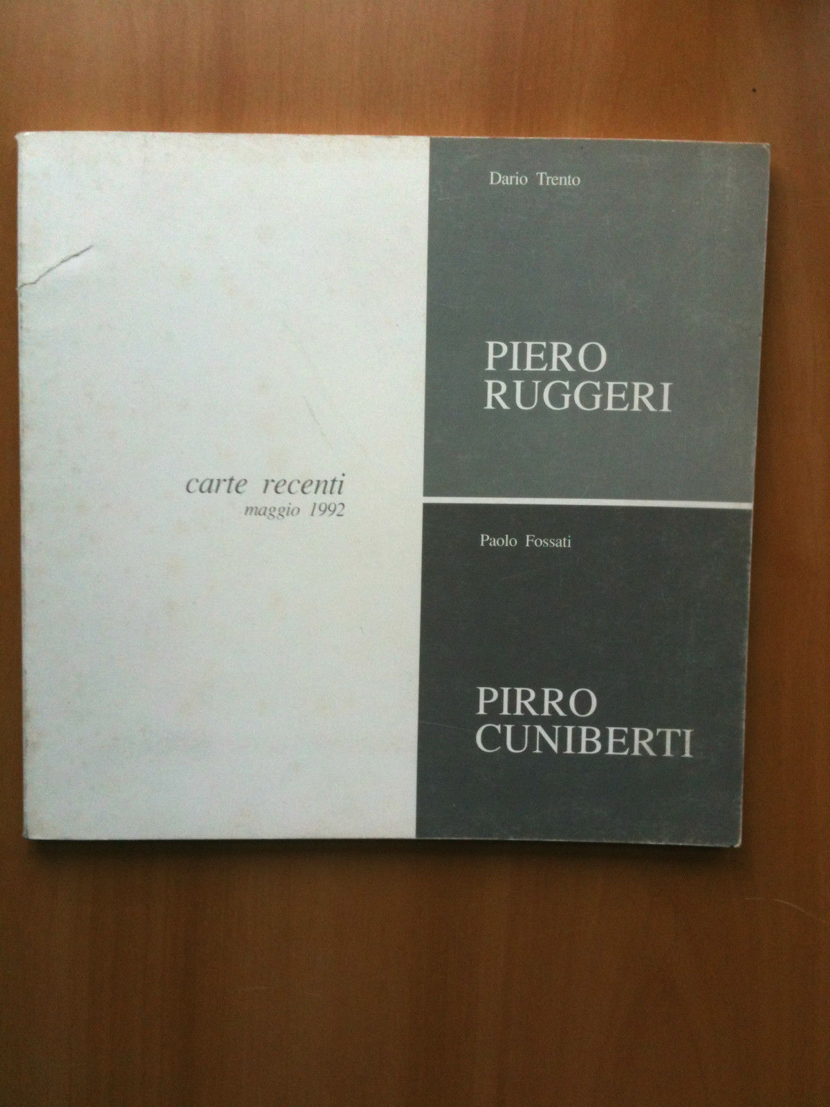 Catalogo della mostra di Piero Ruggeri e Pirro Cuniberti Carignano …