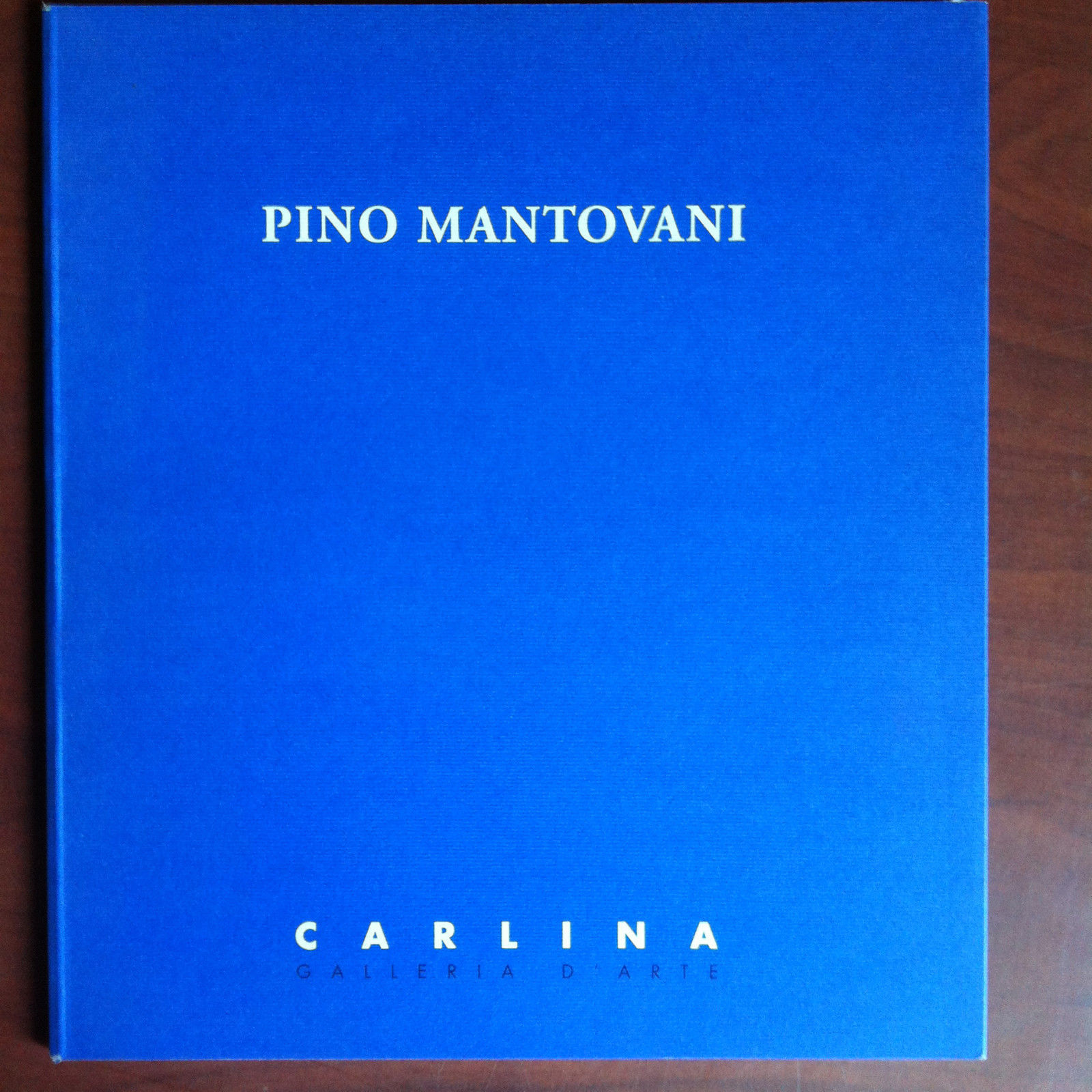 Catalogo della mostra di Pino Mantovani Gall. Carlina Torino 1998 …