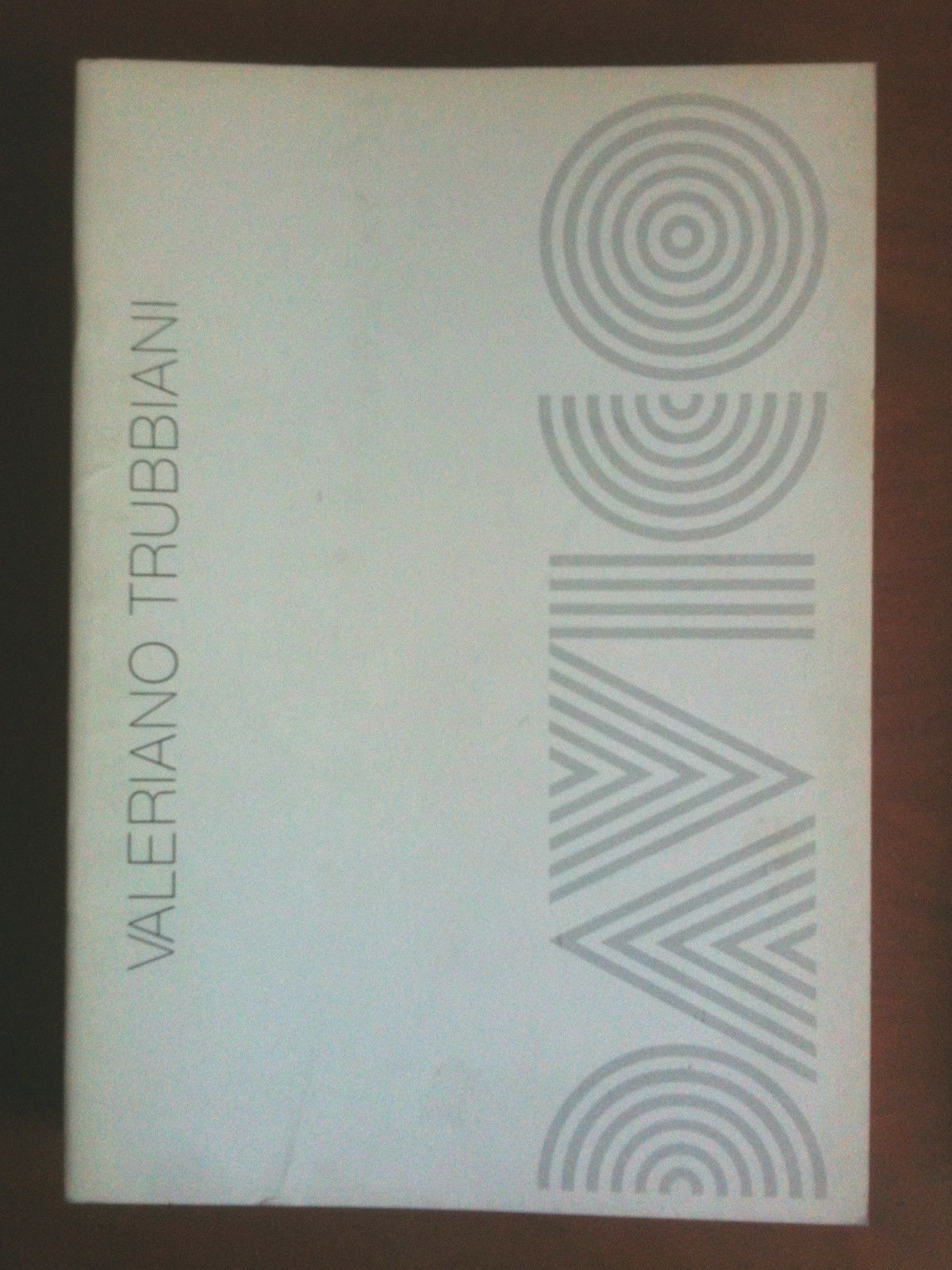 Catalogo della mostra di Valeriano Trubbiani Galleria Davico Torino 1989