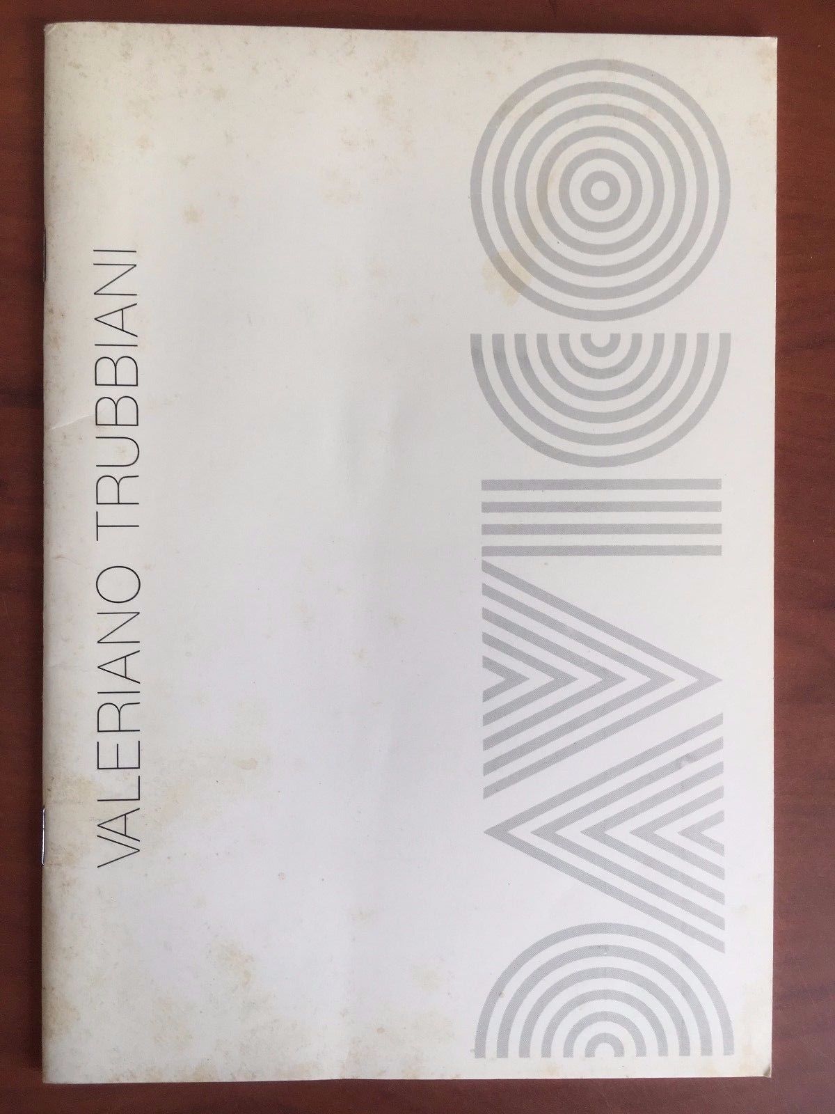 Catalogo della mostra di Valerio Trubbiani Galleria Davico Torino 1989 …