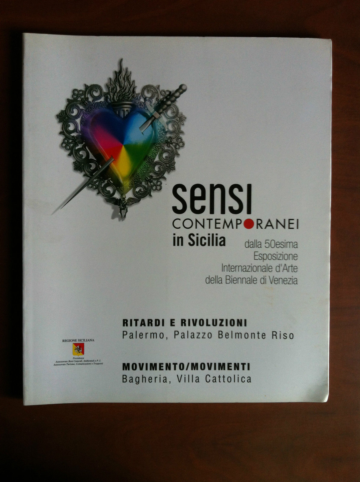 Catalogo della mostra Sensi contemporanei in Sicilia Pal. Blemonte Palermo …