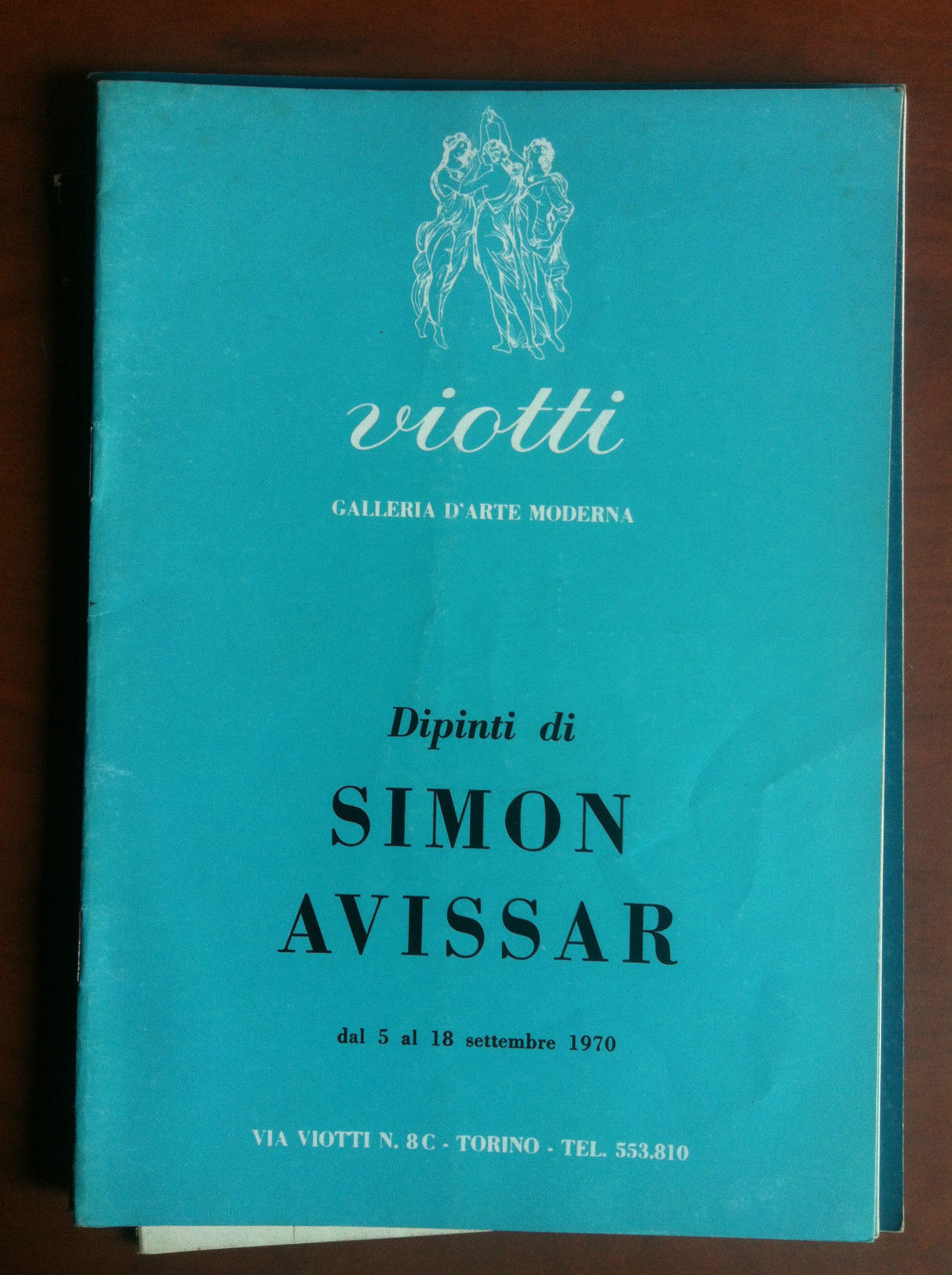 Catalogo della mostra Simon Avissar Galleria Viotti Torino 1970 - …