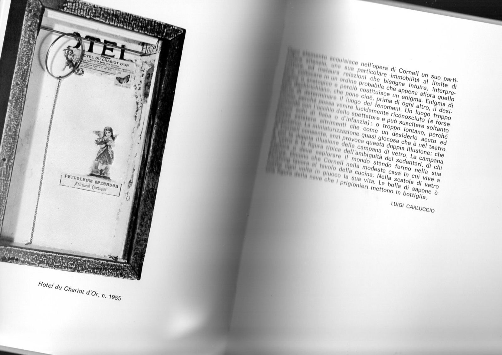 catalogo Joseph Cornell Galleria Galatea Torino 1971