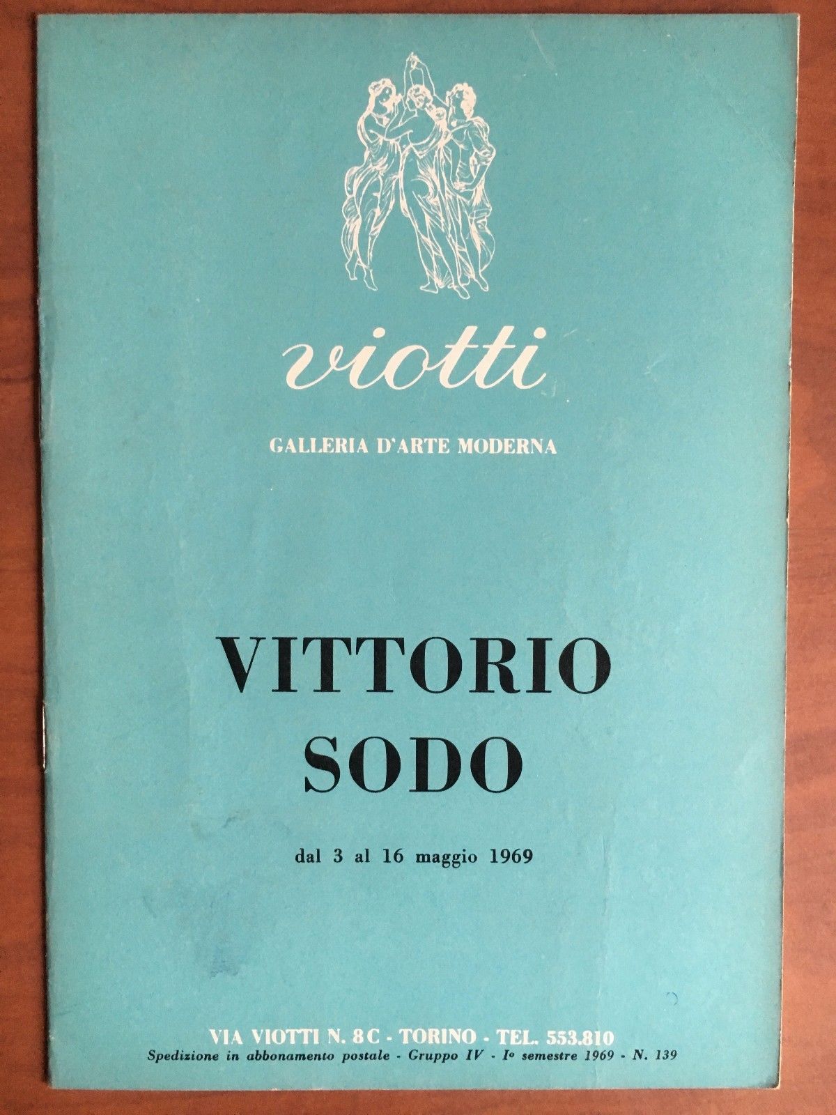 Catalogo mostra di Piero Gnesi Galleria Viotti Torino 1969 - …