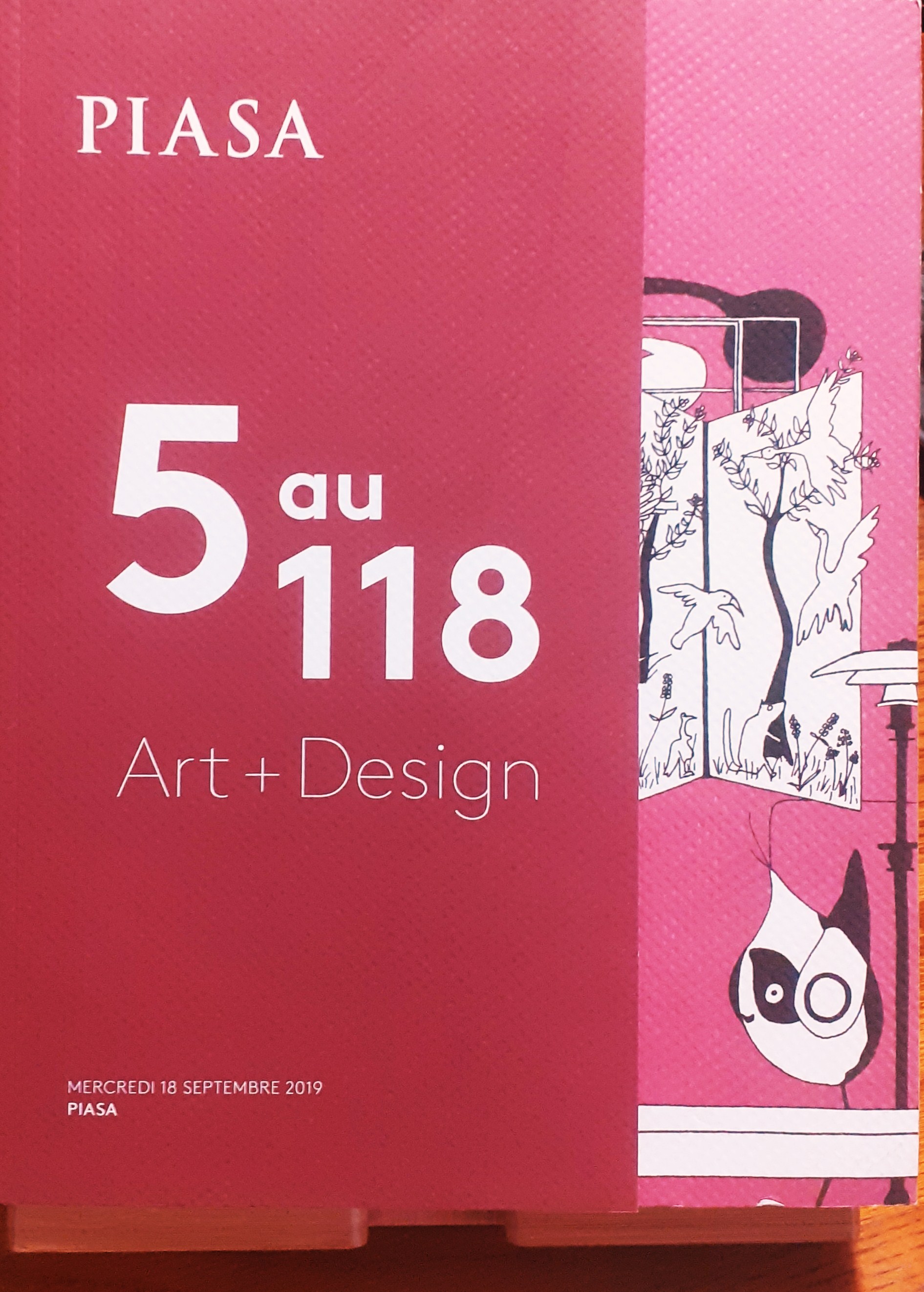 Catalogo Piasa 5AU 118 Art + Design Paris 2019
