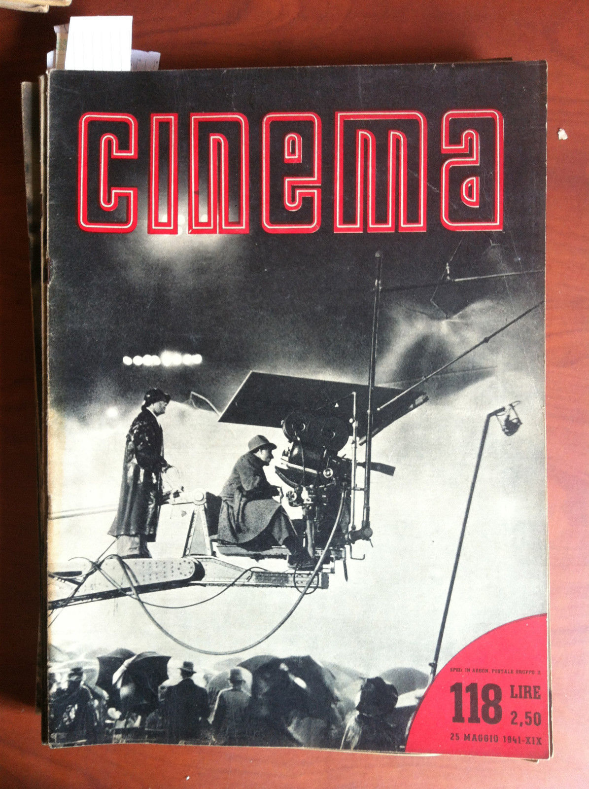 CINEMA n^ 118 - 25 Maggio 1941 Cover: Capra e …