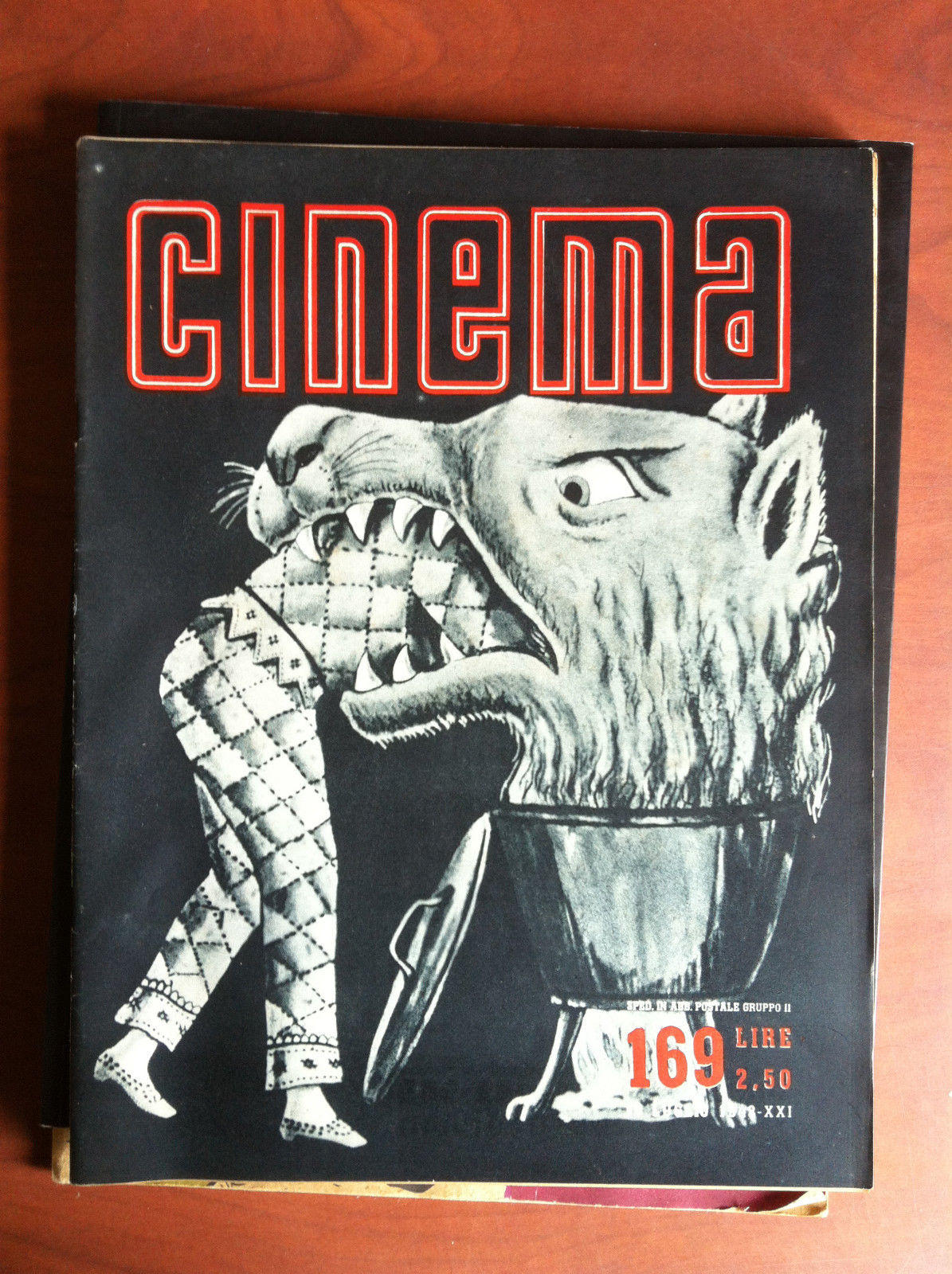 CINEMA n^ 169 - 10 Luglio 1943 Cover: diapositiva XVII …