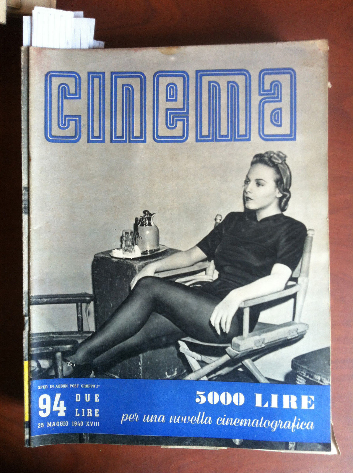 CINEMA n^ 94 - 25 Maggio 1940 Cover: Vera Zorina …