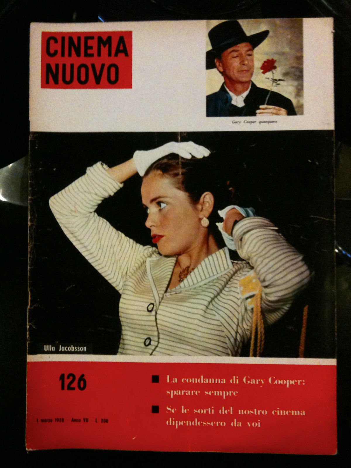 CINEMA NUOVO n^ 126 marzo 1958