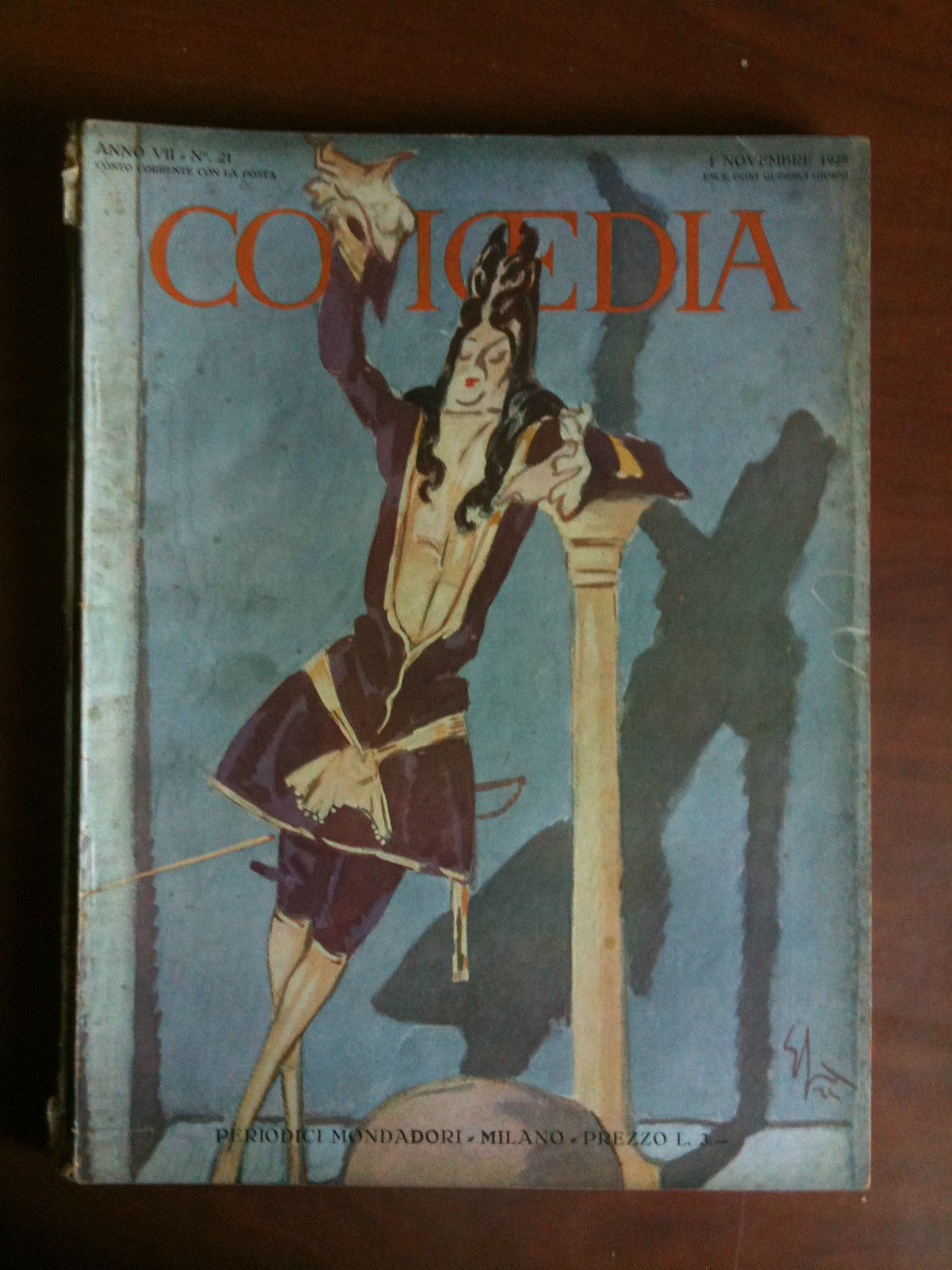 Comoedia anno VII n^ 21 - 1 Novembre 1925 cover …