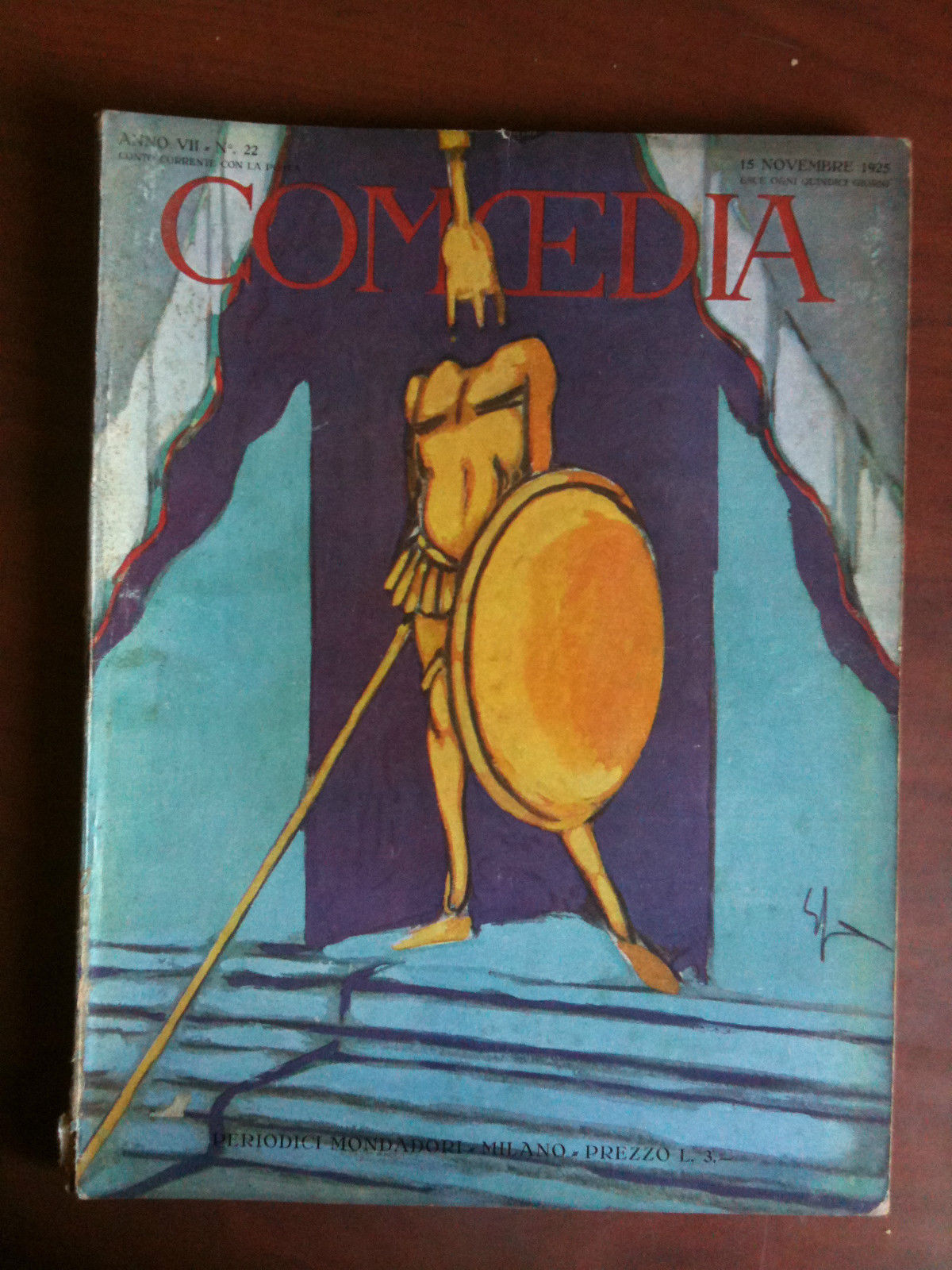 Comoedia anno VII n^ 22 - 15 Novembre 1925 cover …